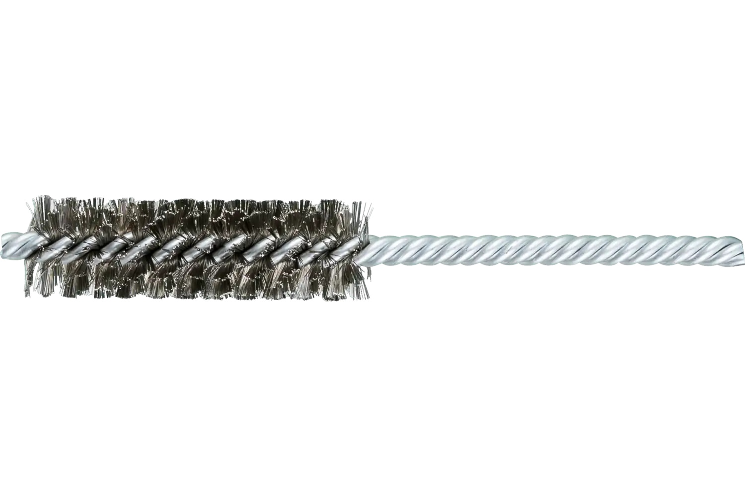 Picture of Pferd Power Tube Brush 3/4" Dia. .006 Stainless Steel Wire 1/4" Stem Ds/Ds